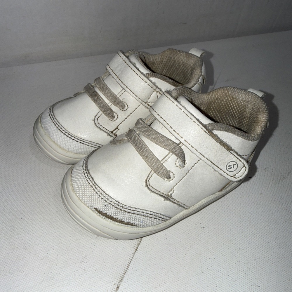 Stride Rite 360 Taye 2.0 Toddler Shoes‎ – Size 4M – White – APMA Approved – Used
